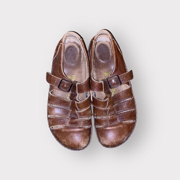 Footprints Brown Leather Shoes Size 11.5 - Picture 3 of 5